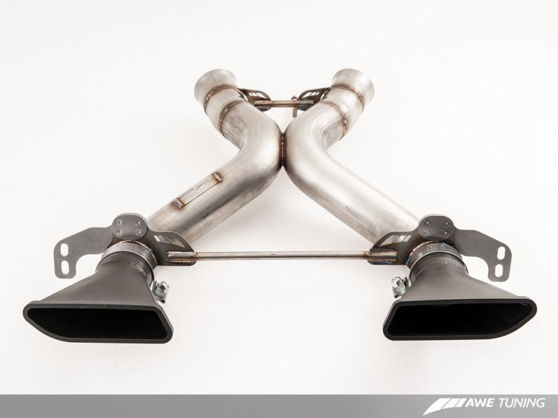 AWE Tuning McLaren 650S Performance Exhaust - Machined Tips - 3010-32022-C-Dub Tech