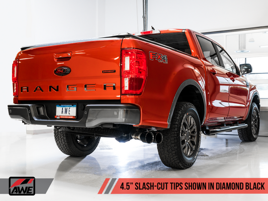 AWE Tuning 2019+ Ford Ranger 0FG Performance Exhaust System w/Diamond - 3015-23064-C-Dub Tech