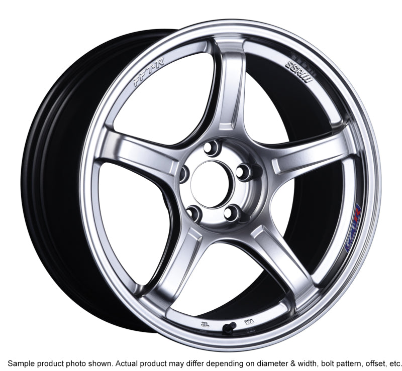 SSR GTX03 18x9.5 5x100 38mm Offset Platinum Silver Wheel - XC18950+3805CS0