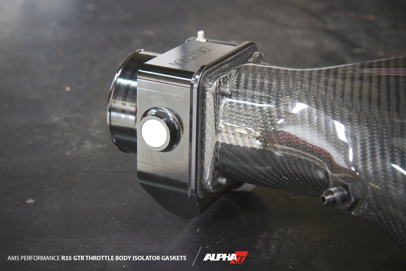 AMS Performance 2009+ Nissan GT-R Throttle Body Isolators - ALP.07.08.0006-5-C-Dub Tech