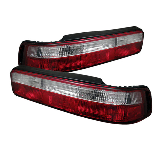 Spyder Acura Integra 90-93 2Dr Euro Style Tail Lights Red - 5000187