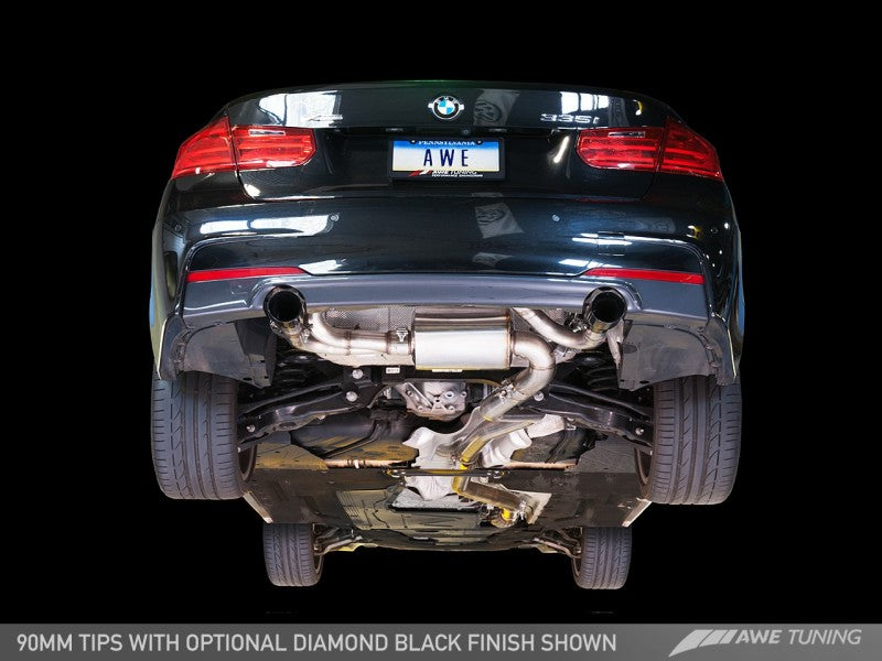 AWE Tuning BMW F3X 335i/435i Touring Edition Axle-Back Exhaust - - 3010-33030-C-Dub Tech