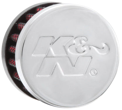 K&N Rubber Base Crankcase Vent Filter - 0.55in Flange ID - 62-2480