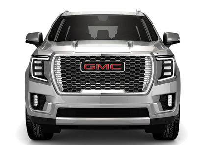 AVS 2021 GMC Yukon Aeroskin Hood Shield - Chrome - 622184-C-Dub Tech