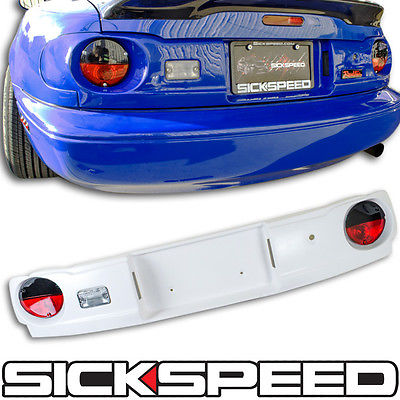 WHITE FIBER GLASS FINISH PANEL WITH RED/BLACK TAIL LIGHTS FOR MAZDA MIATA NA A