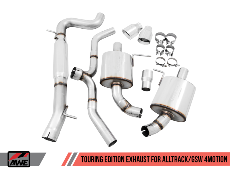 AWE Tuning VW MK7 Golf Alltrack/Sportwagen 4Motion Touring Edition Exhaust - 3015-32098-C-Dub Tech