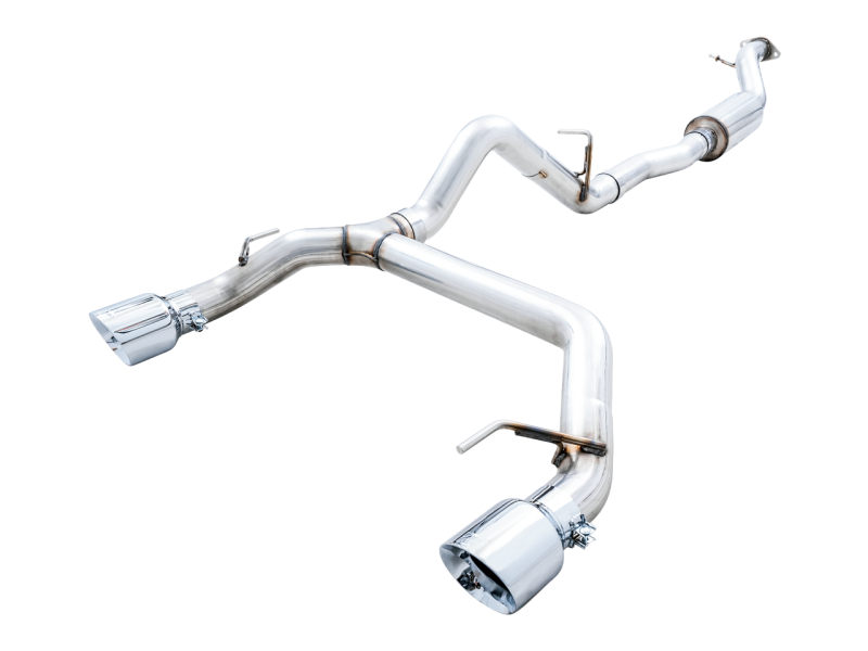 AWE Tuning 2021+ Ford Bronco 0FG Dual Rear Exit Exhaust - 3015-32456-C-Dub Tech