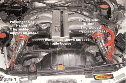 Injen 90-96 Nissan 300Z V6 3.0L Black IS Short Ram - IS1981BLK