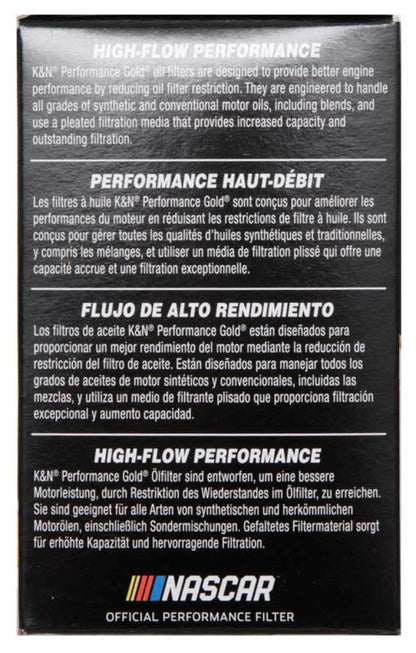 K&N Performance Oil Filter for Hyundai/Kia 3.8L V6, 4.6L/5.0L V8 - HP-7029