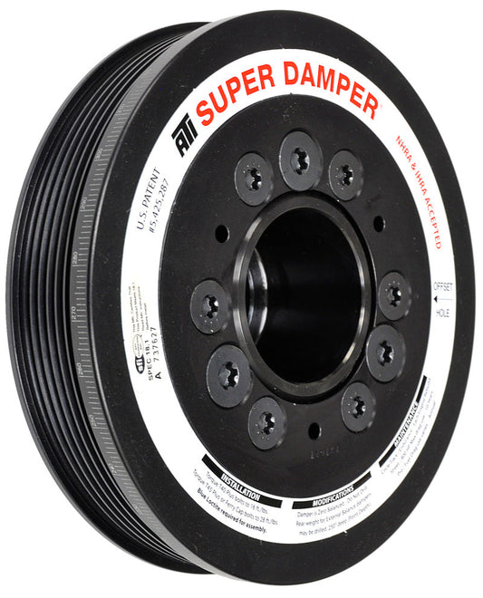 ATI Damper - 6.78in - AL - 6 Grv - - ATI917289-C-Dub Tech