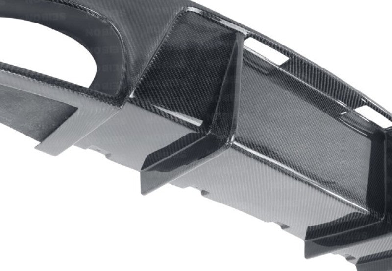 Seibon 08-10 Hyundai Genesis 2dr SP-Style Carbon Fiber Rear Lip - RL0809HYGEN2D-SP