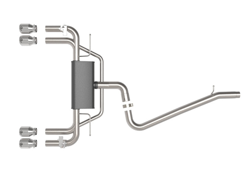 aFe MACHForce XP 3in-2.5in 304SS Exhaust Cat-Back 15-20 Audi S3 - 49-36442-P