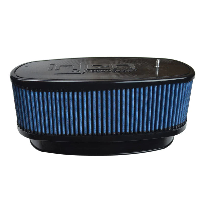 Injen NanoWeb Dry Air Filter 8.725x3.940 Oval neck w/ShurLok/10.375x5.590 Base/4.20 - X-1089-BB