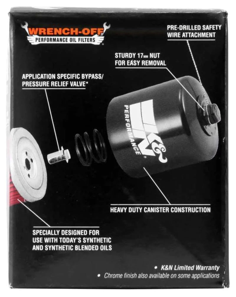 K&N Kawasaki 2.688in OD x 2.781in H Oil Filter - KN-128