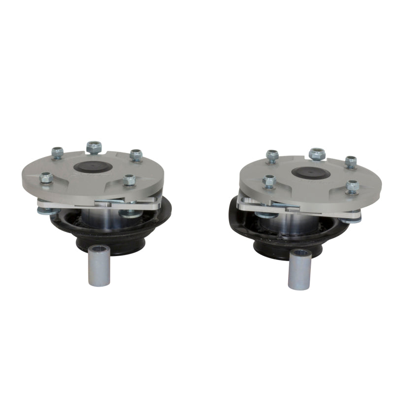 BBK 05-14 Mustang Caster Camber Plate Kit - Silver Anodized - 2551-C-Dub Tech