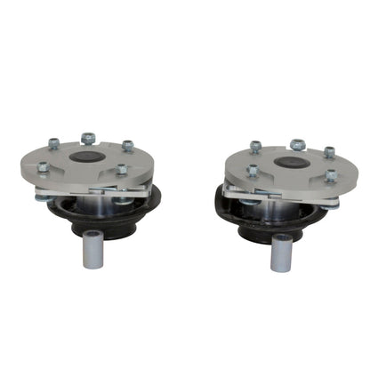 BBK 05-14 Mustang Caster Camber Plate Kit - Silver Anodized - 2551-C-Dub Tech