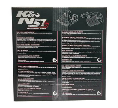 K&N Performance Intake Kit 2018 Volkswagen Golf Sportsvan 1.2L - 57S-9506