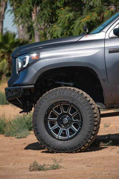 ICON RECOIL GLOSS BLACK MILLED SPOKES