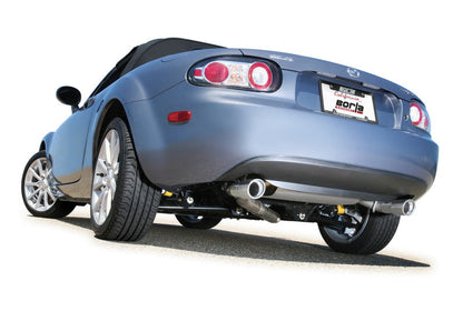 Borla 06-14 Mazda MX-5 Miata 2.0L RWD Twin-Tip Cat Back - 140169-C-Dub Tech