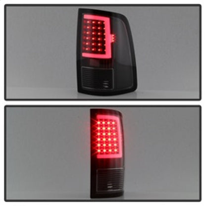 xTune 13-18 Dodge Ram 1500 LED Tail Lights - Black - 9041013