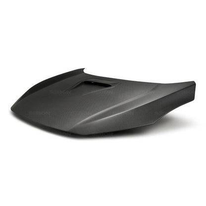 Seibon 17-18 Honda Civic Type-R OEM-Style Dry Carbon Fiber Hood - HD17HDCVR-OE-DRY