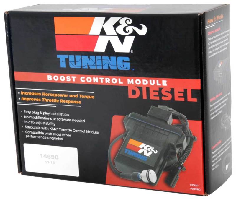 K&N 17-18 Chevrolet 2500/3500 6.6L V8 Diesel Boost Control Module - 21-3101