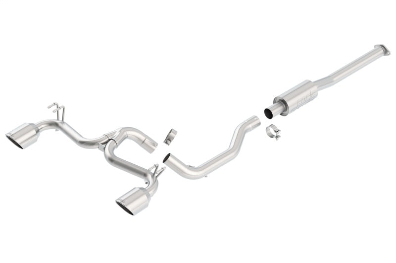 Borla 08-14 Mitsubishi EVO X Catback Exhaust - 140285-C-Dub Tech