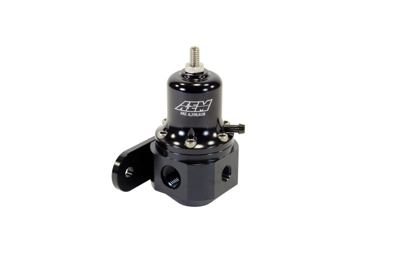 AEM High Capacity Universal Black Adjustable Fuel Pressure Regulator - 25-305BK-C-Dub Tech