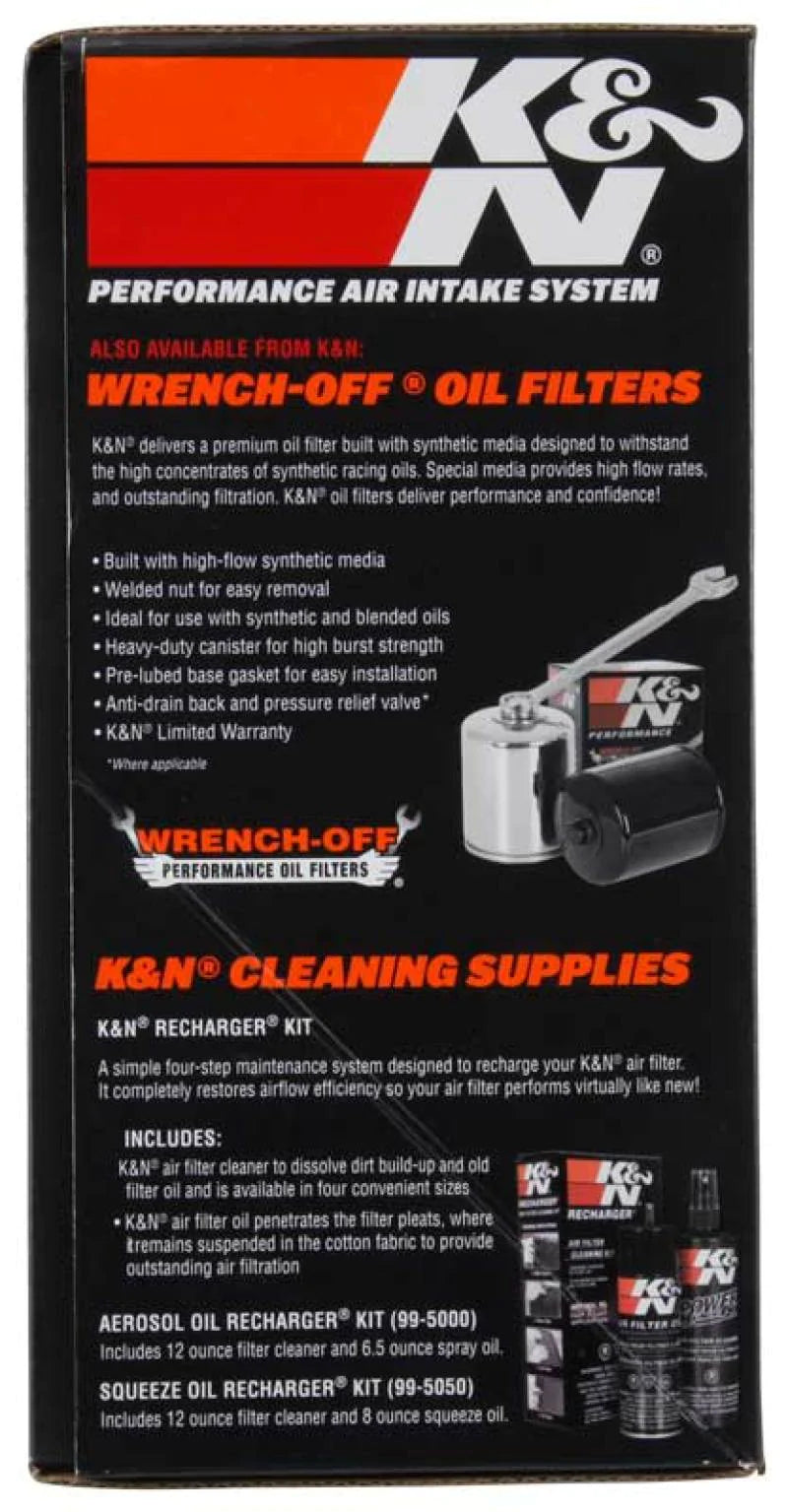 K&N 17-18 Harley Davidson Touring Models Performance Air Intake System - 57-1139S