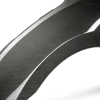 Seibon 2017 Honda Civic Type-R OE-Style Gloss Carbon Fiber Front - FF17HDCVR-OE