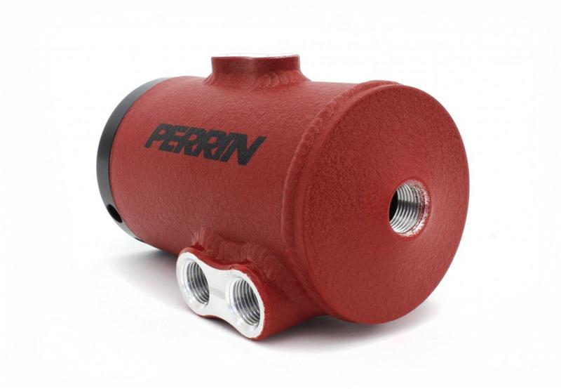 Perrin 02-07 Subaru WRX/STI Red Air Oil Separator - PSP-ENG-605RD