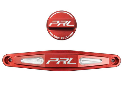 PRL Motorsports Billet Battery Tie Down Honda Battery Group Size: 51R & Oil Cap Combo - V2