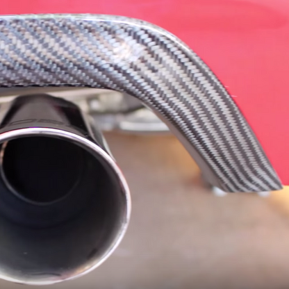 NXT Generation Carbon Fiber Exhaust Trim - Ford Focus 2013-2014 ST