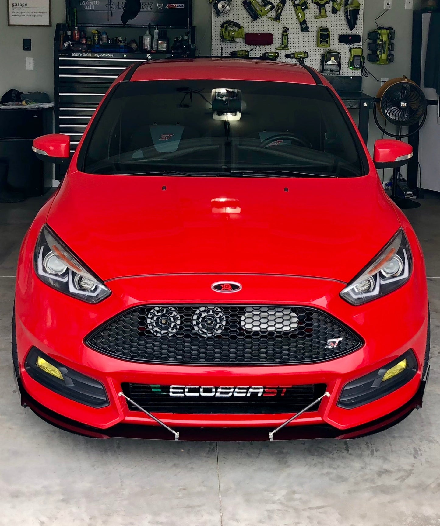 2013-2018 Ford Focus ST/SE/ST-line BIG MOUTH Ram Air Intake Snorkel-C-Dub Tech