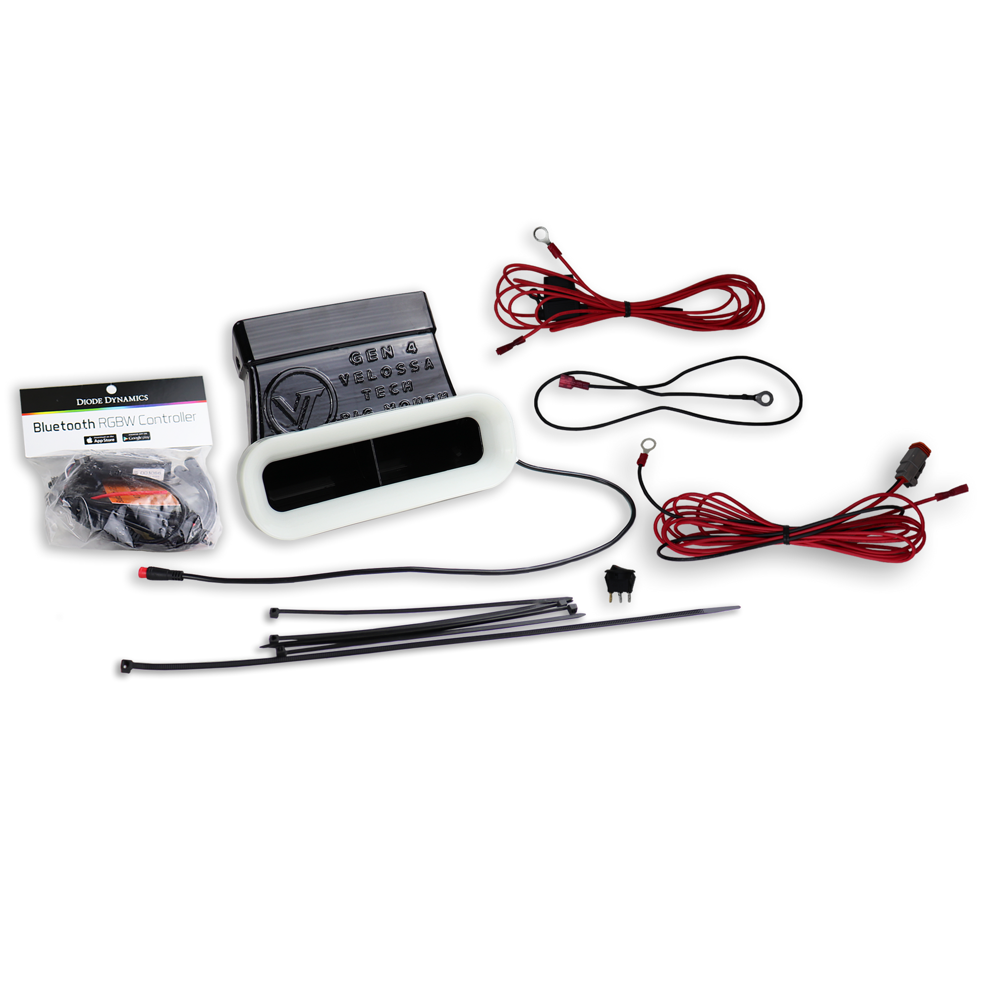 2013-2020 Ford Fusion (Gen 4 Lower Body ONLY) BIG MOUTH "LIT KIT" Ram Air Intake Snorkel (1.5L/1.6L/2.0L EcoBoost/2.5L/Sport)-C-Dub Tech