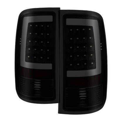 xTune 07-13 GMC Sierra 1500 LED Tail Lights - Black - 9038518