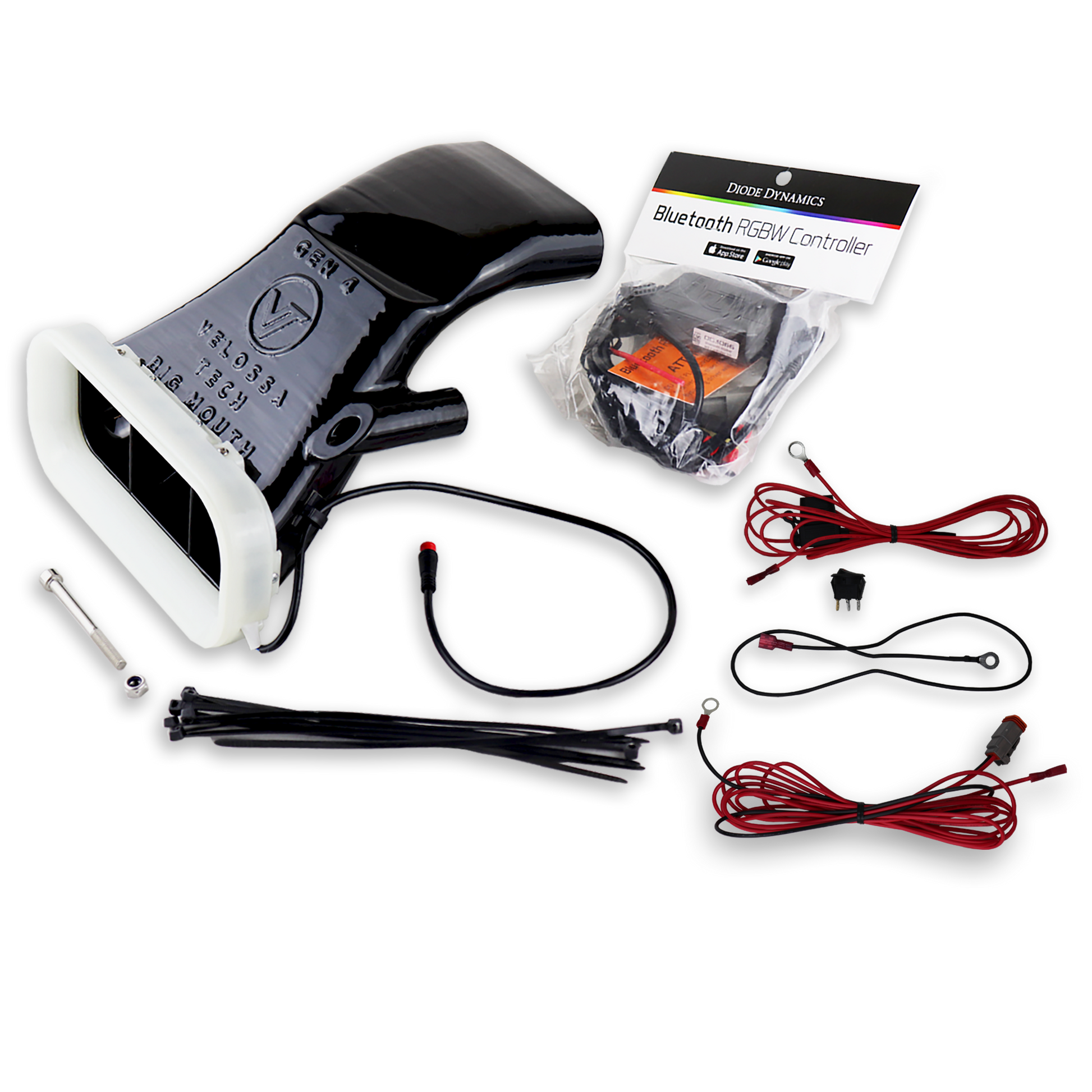 2014-2019+ Ford Fiesta ST (2018-2019 MK7 and MK7.5 only) BIG MOUTH "LIT KIT" Ram Air Intake Snorkel-C-Dub Tech