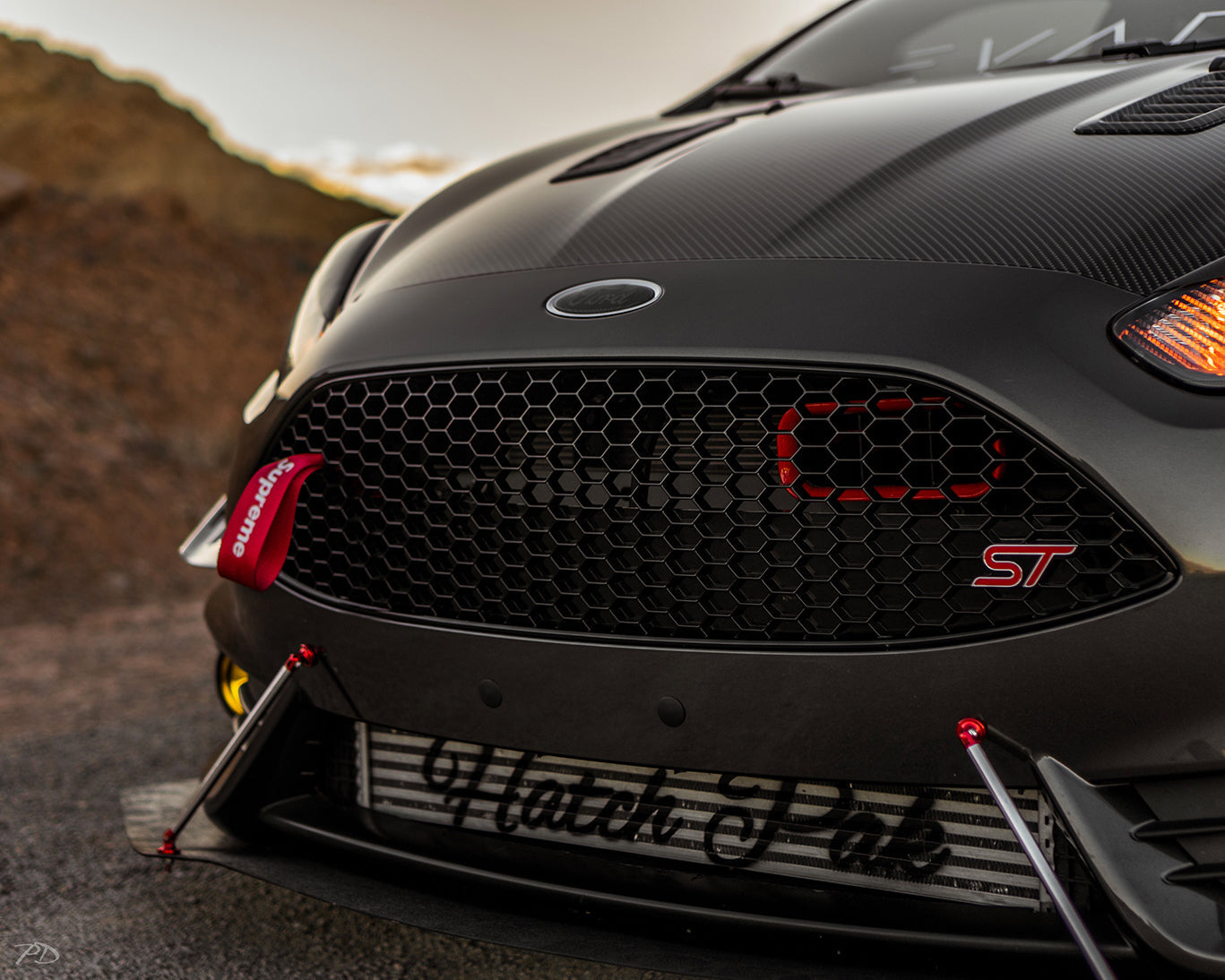 2014-2019+ Ford Fiesta ST (2018-2019 MK7 and MK7.5 only) BIG MOUTH Ram Air Intake Snorkel-C-Dub Tech