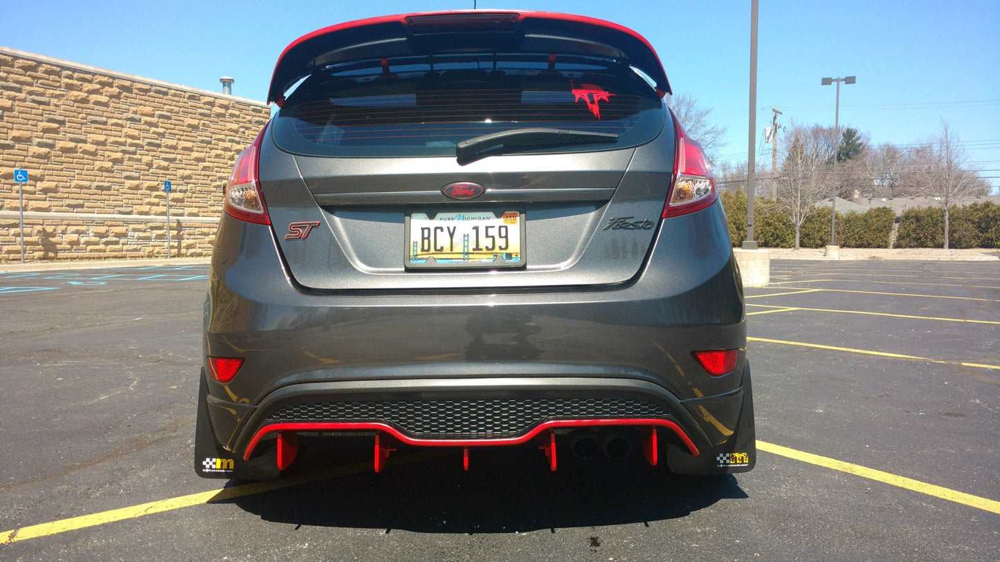 2014-2019+ Ford Fiesta ST (2018-2019 MK7 and MK7.5 only) Diffuser Fins (5-pack)-C-Dub Tech