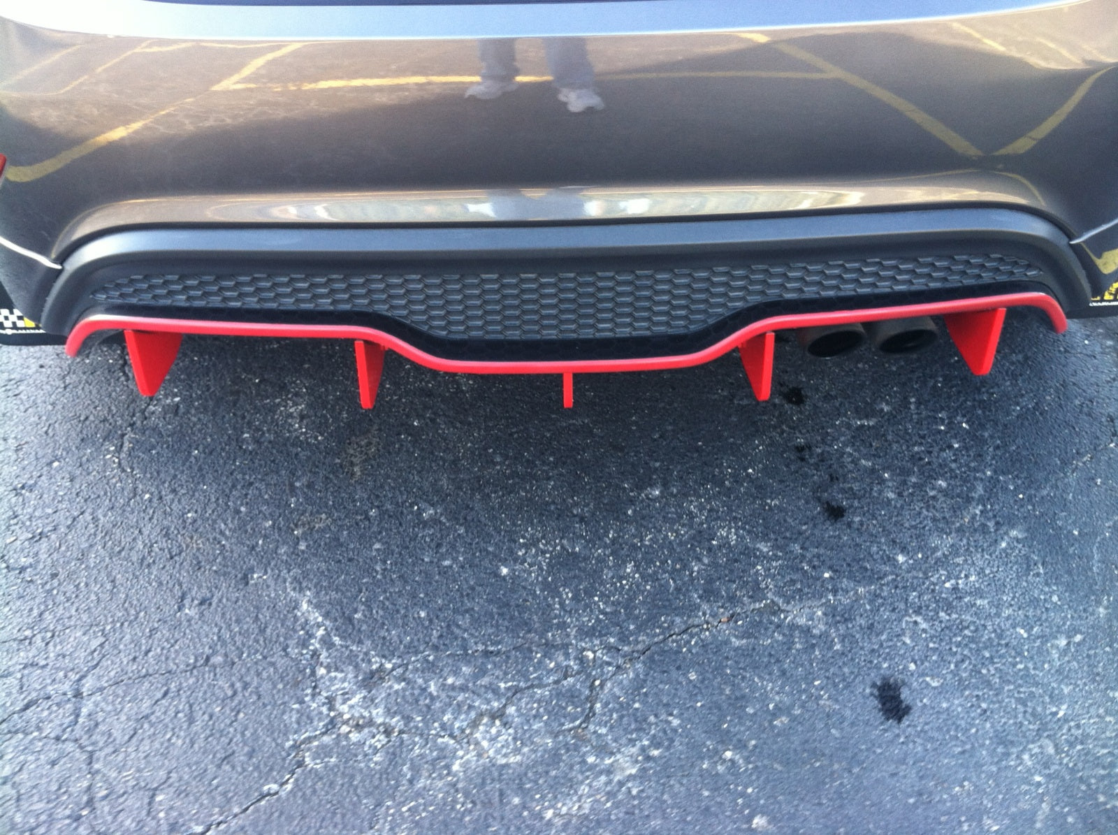 2014-2019+ Ford Fiesta ST (2018-2019 MK7 and MK7.5 only) Diffuser Fins (5-pack)-C-Dub Tech