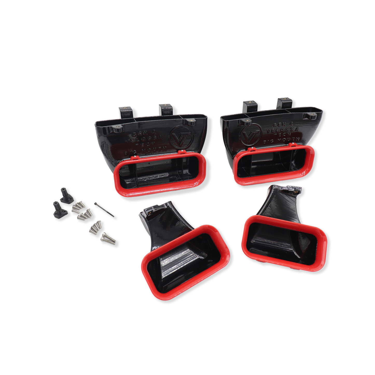 2015-2017 Ford F-150 and 2017-2020 Ford F-150 Raptor Quad BIG MOUTH Ram Air Intake Snorkels-C-Dub Tech