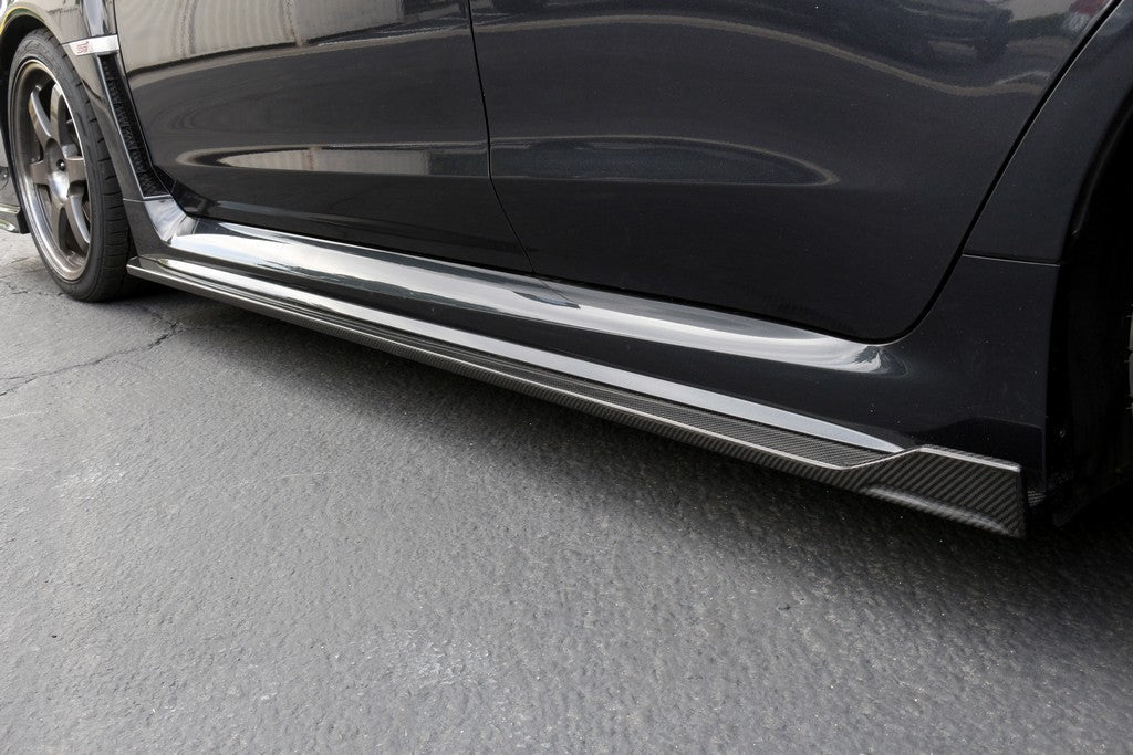 APR Performance Carbon Fiber Side Rocker Extensions Subaru WRX/STI - FS-815008-C-Dub Tech