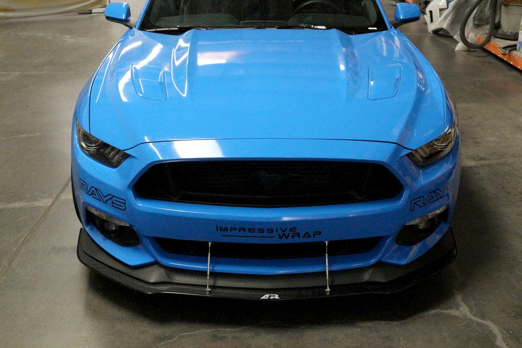 APR Performance Carbon Fiber Wind Splitter With Rods - CW-201510-C-Dub Tech