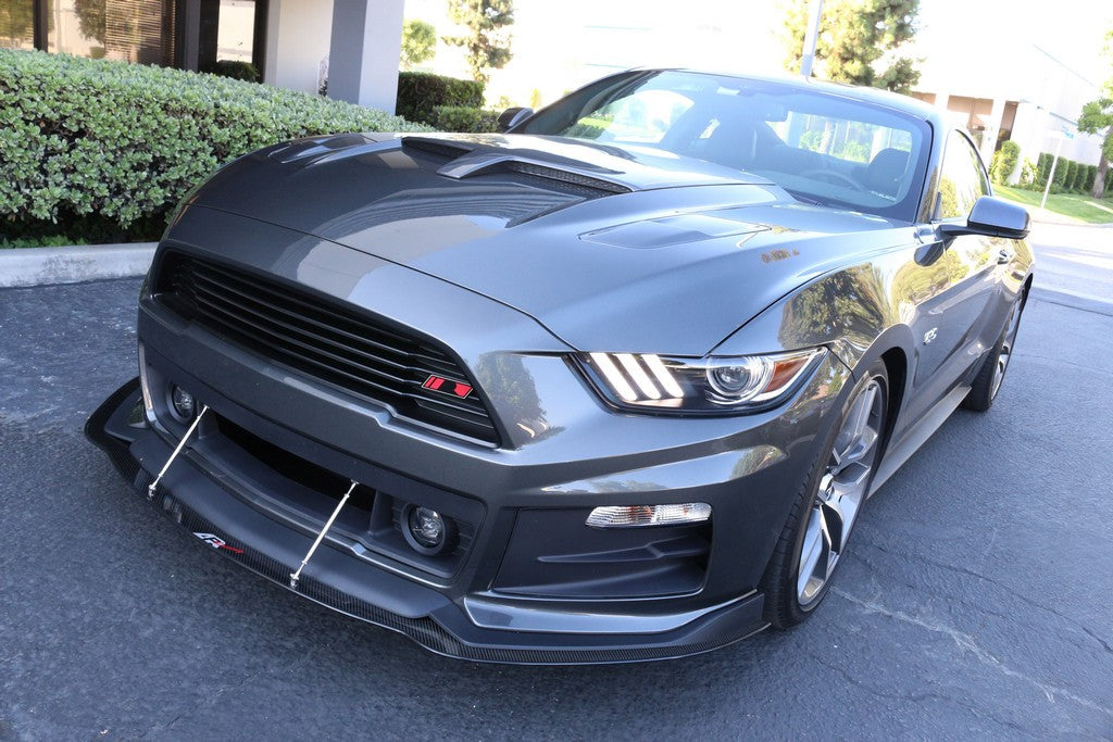 APR Performance Carbon Fiber Wind Splitter With Rods - CW-201596-C-Dub Tech