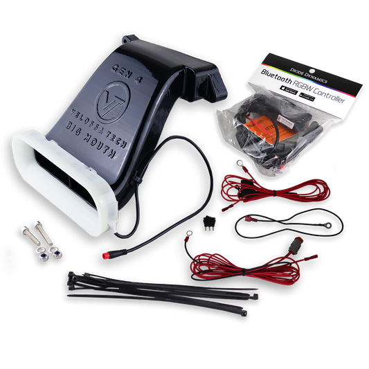2016-2018 Ford Focus RS BIG MOUTH "LIT KIT" Ram Air Intake Snorkel-C-Dub Tech