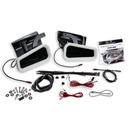 2014-2020+ Infiniti Q50 BIG MOUTH "LIT KIT" Ram Air Intake Snorkels-C-Dub Tech