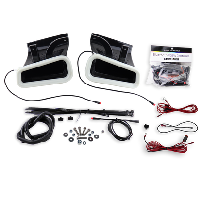 2016-2020+ Infiniti Q60 BIG MOUTH "LIT KIT" Ram Air Intake Snorkels-C-Dub Tech