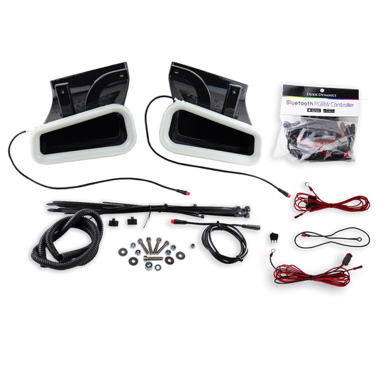 2016-2020+ Infiniti Q60 BIG MOUTH "LIT KIT" Ram Air Intake Snorkels-C-Dub Tech