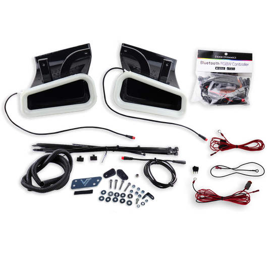 2016-2020+ Infiniti Q60 RedSport BIG MOUTH "LIT KIT" Ram Air Intake Snorkels-C-Dub Tech