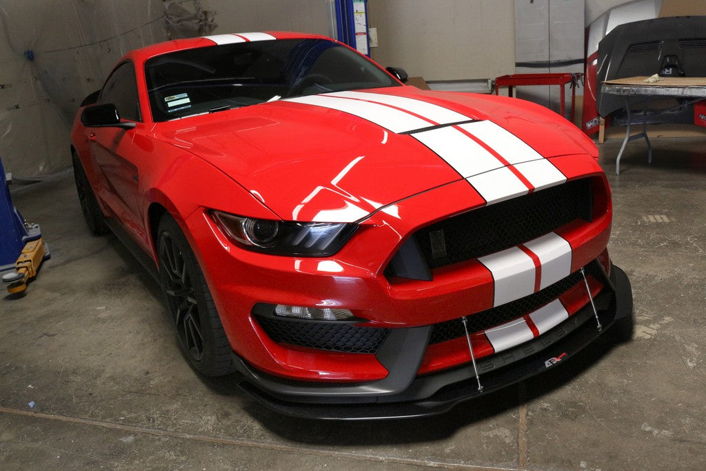 APR Performance Carbon Fiber Wind Splitter With Rods - CW-201535-C-Dub Tech